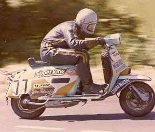 Historic Lambretta racing