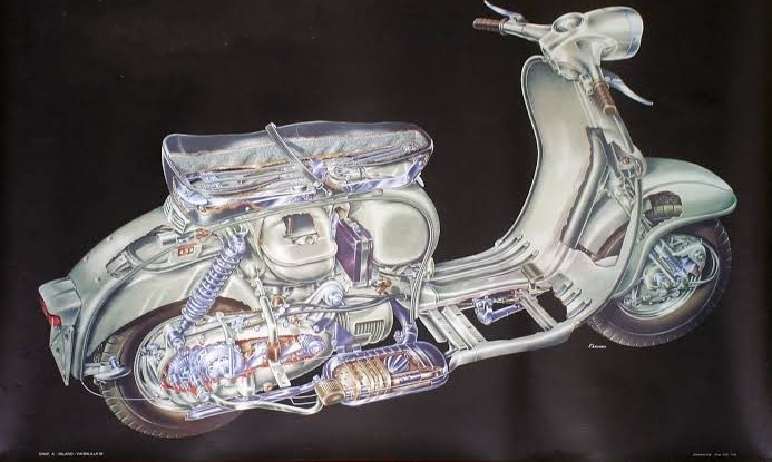 Historic Lambretta racing